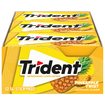 TRIDENT PINEAPPLE TWIST 12CT.