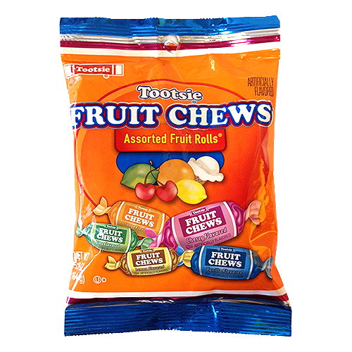 PEG BAGS TOOTSIE ROLL FRUIT CHEWS 5.8OZ.