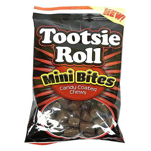 TOOTSIE ROLL MINI BITES 5.5OZ. BAG.