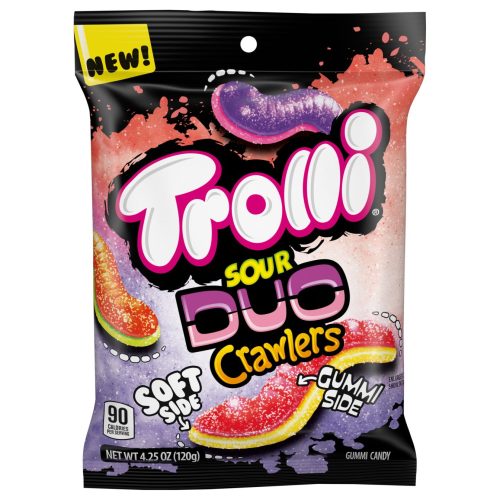 PEG BAG TROLLI SOUR DUO CRAWLERS 4.25OZ