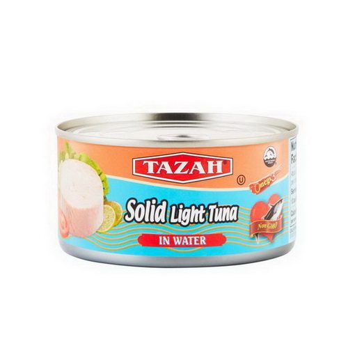 TAZAH SOILD TUNA IN WATER 12OZ. CAN.