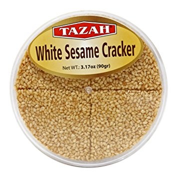 TAZAH WHITE SESAME CRACKER 90G. BOX