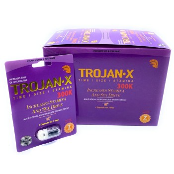 TROJAN-X PURPLE 300K.16/1CT. BOX