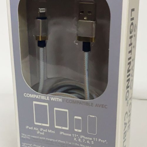 TRENDZONE FABRIC CABLE W/GOLD 1CT.