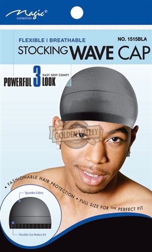 WAVE CAP BLACK 12CT.