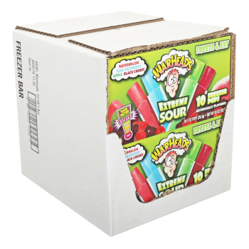 WARHEADS FREEZER BARS 12/10CT. BOX.