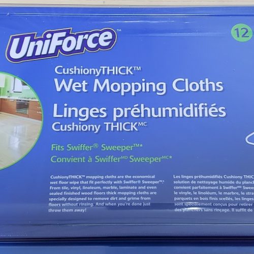 WET FLOOR WIPES 12CT.