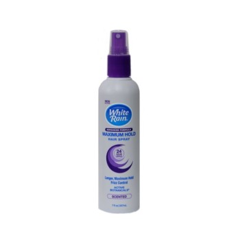 WHITE RAIN HAIR SPRAY MAX HOLD 7OZBTL.
