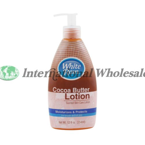 WHITE RAIN LOTION COCOA BUTTER W/PUMP 12OZ. BTL