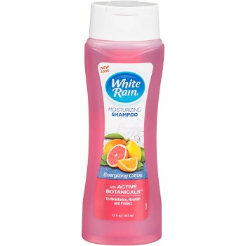 WHITE RAIN SHAMPOO CITRUS 15OZ. BOTTLE.