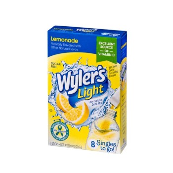 WYLERS SINGLES LEMONADE 8CT. BOX