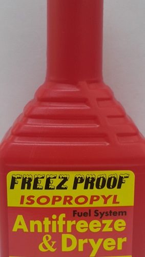 ZECO HOTLINE GAS LINE ANTIFREEZE 10OZ BOTTLE (RED)