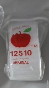 APPLE MINI ZIPLOC BAG10X125-- 10/1000CT.50CT